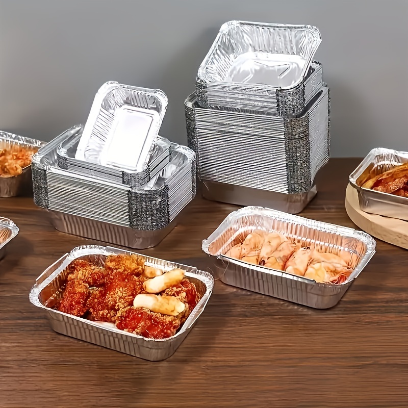 Durable Foil Baking Pan - Perfect For Cakes, Brownies, Bread, Meatloaf,  Lasagna, And Lunch Boxes - Disposable And Convenient - Temu