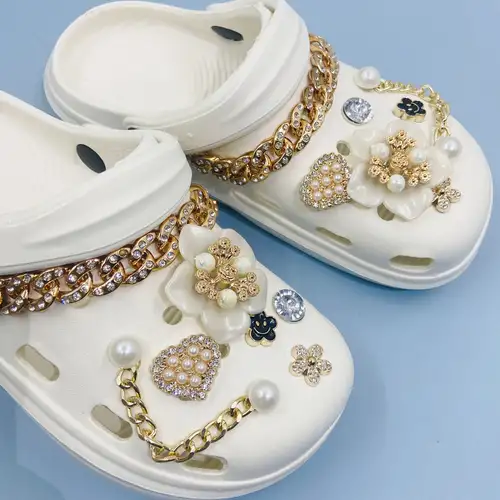 18pcs Bling Shoe Charms For Women Girls Kids Gift Mixed Color Cute