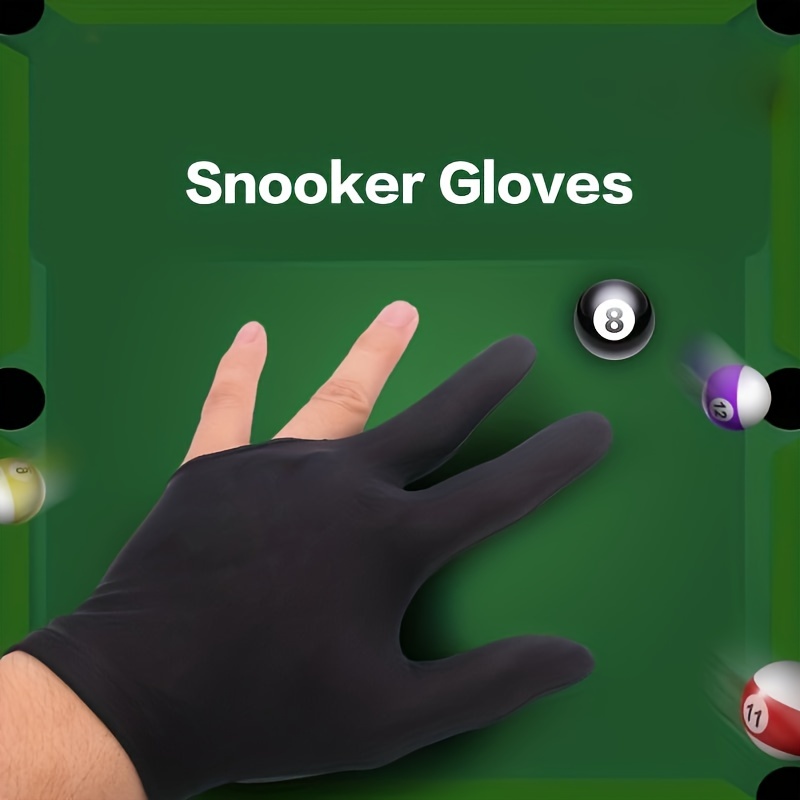 Anti slip Snooker Cue Glove Breathable 3 Finger Design For - Temu