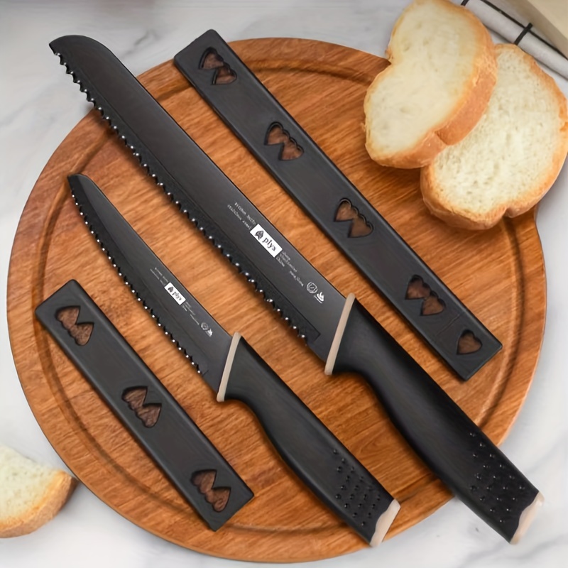 Bread Knife, Knife Block & Knife Roll