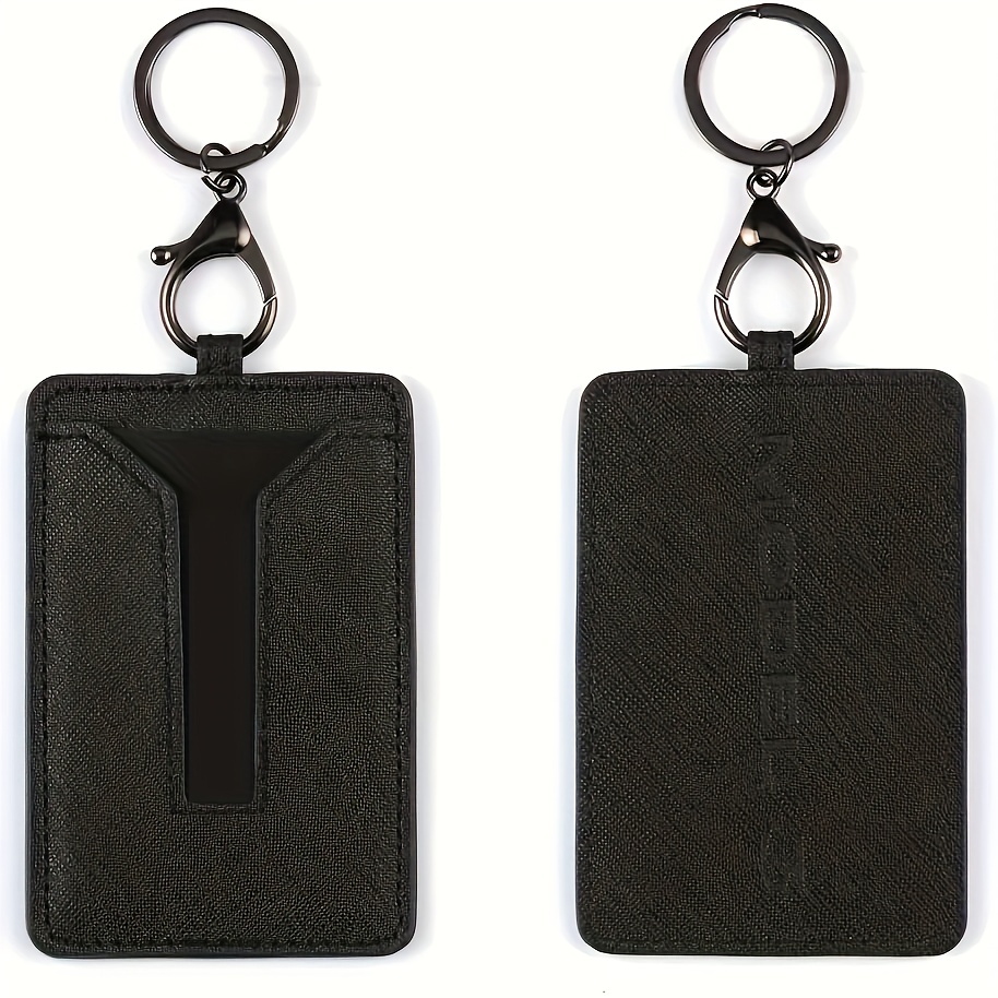 

For Tesla For Model 3 Faux Leather Car & Key Chain Set