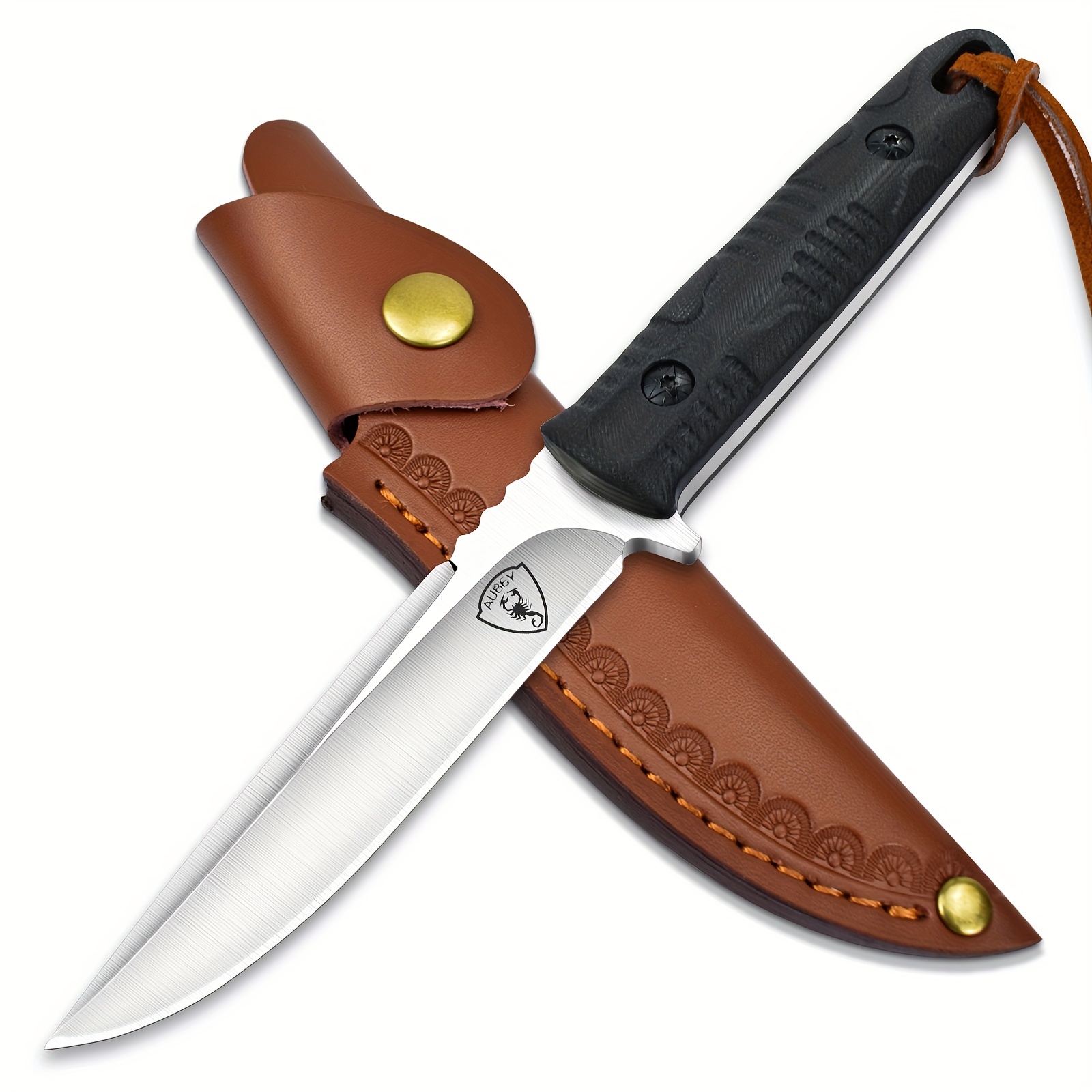 High quality Outdoor Knife Leather Sheath Portable Outdoor - Temu