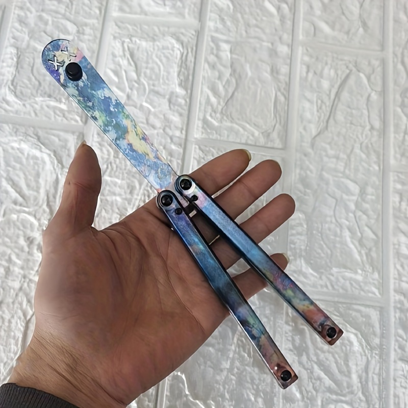 Fancy Butterfly Knife, Spinning Knife, Squid Training Beginner Practice  Safety Not Opening Edge, Plastic Butterfly Knife, Hand-made Model  Decompression Toy, Birthday Holiday Anniversary Gift - Temu