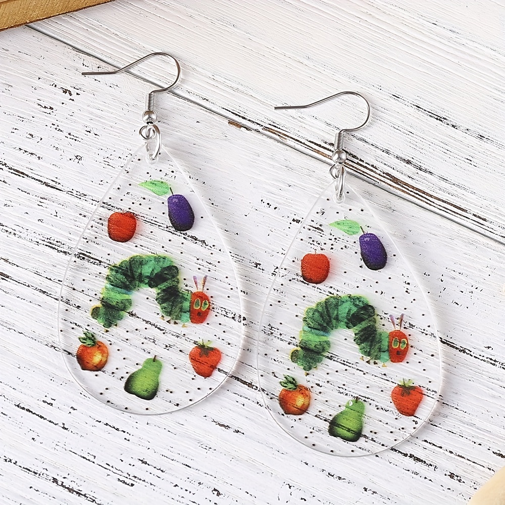 Dangle fruit deals earrings