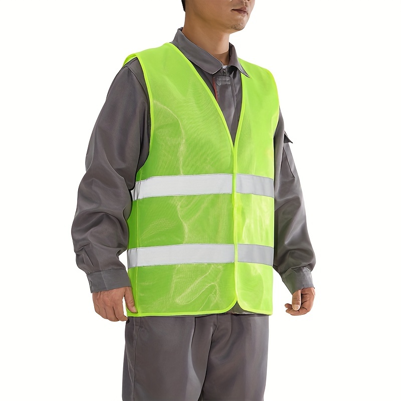 Reflective Safety Jackets High Visibility Black Men Women - Temu