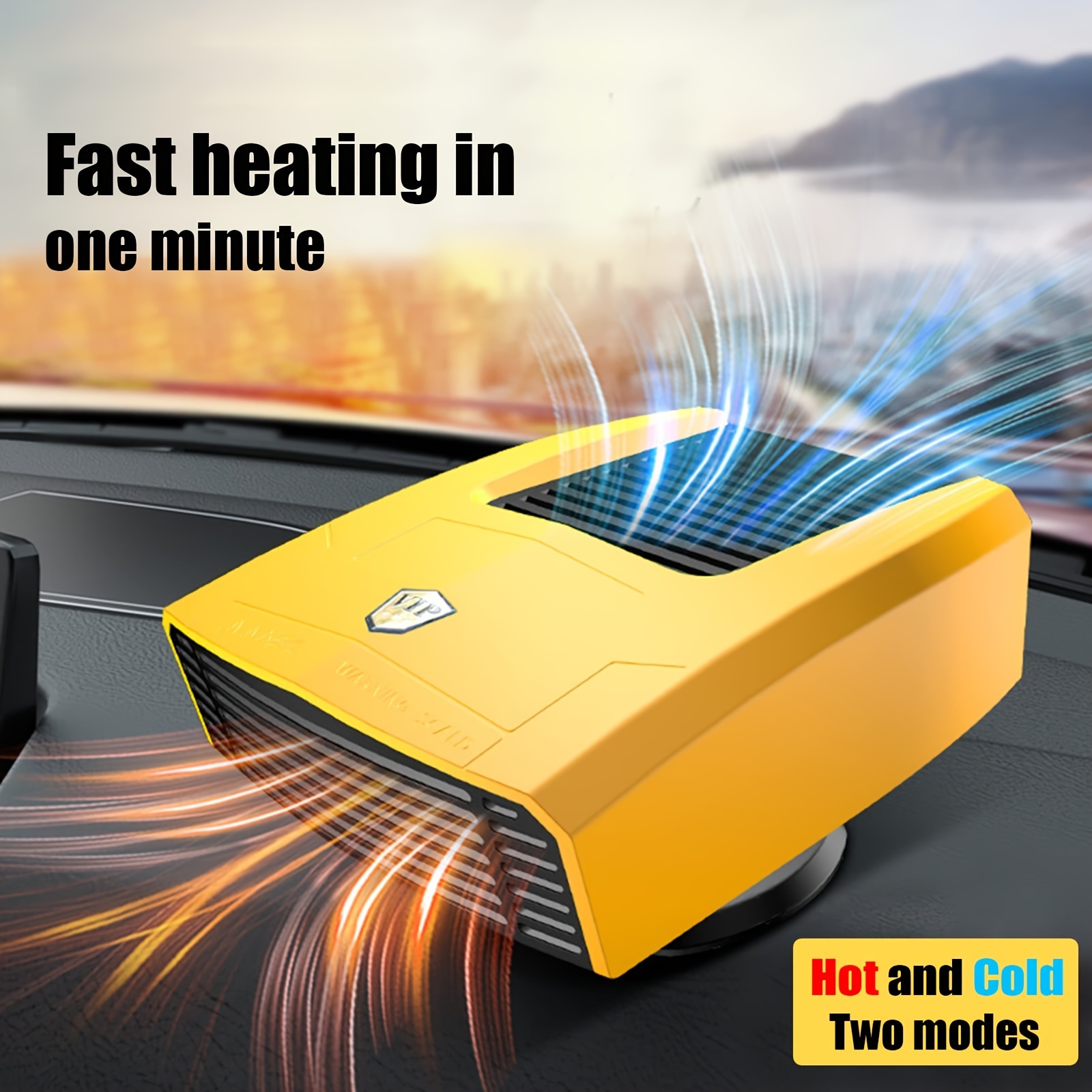 12v Car Heater Motor Electric Heating Gas Car Heater Car - Temu