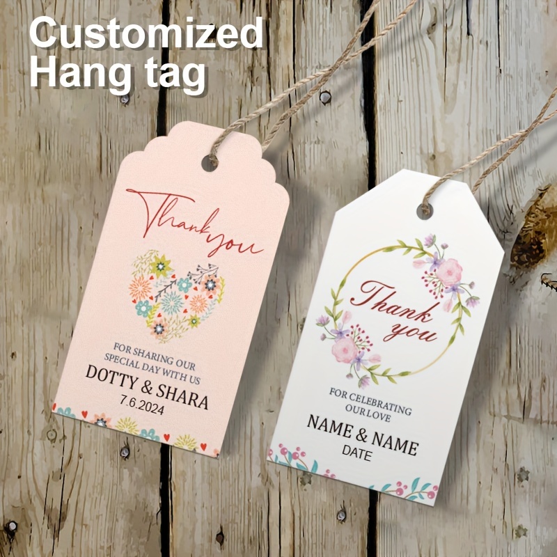 Thank You Tags Printable Gift Tags Greenery Wedding Favor Tags, Baby  shower, Editable Watercolor Eucalyptus Leaves - AliExpress