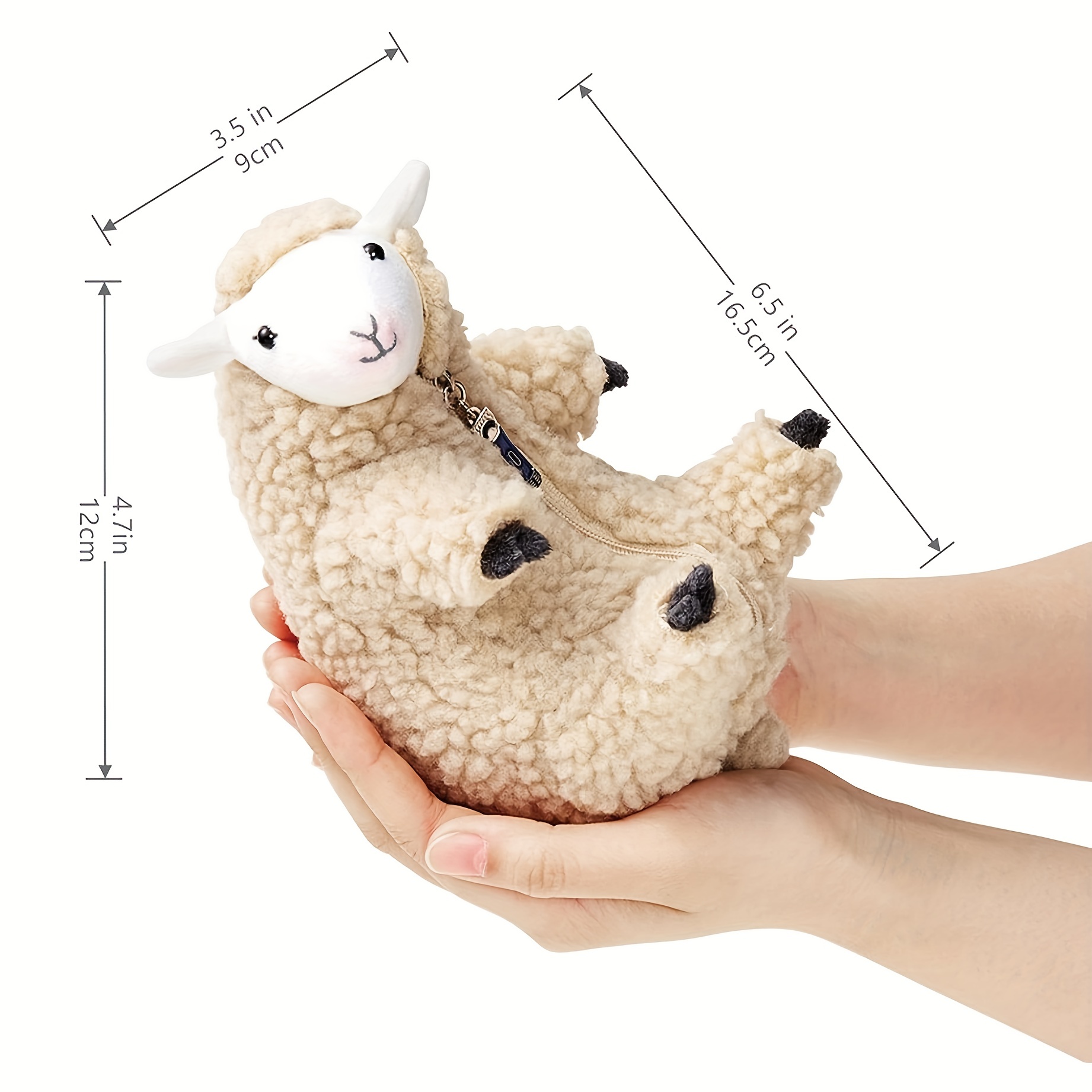 Kawaii Plushies Shaved Sheep Funny Lamb Stuffed Animal Cute - Temu