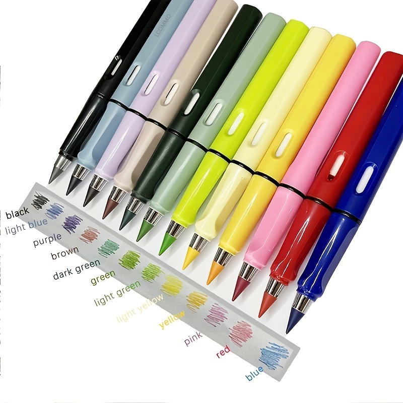 Drawing Pencil Metallic 12 Colored Sketching Pen Painting Colored Art  Supplies