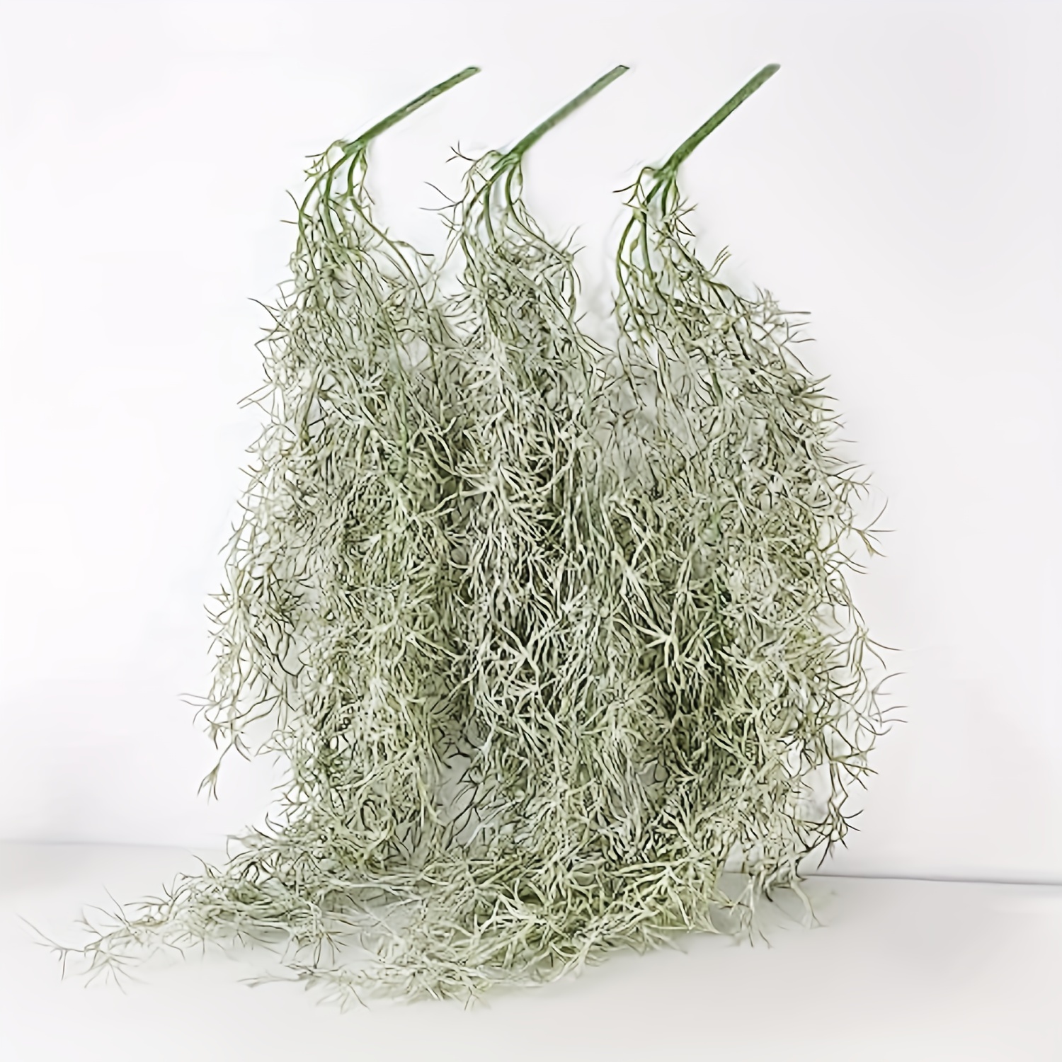 12 Forks Artificial Spanish Moss Vine Fake Hanging Plants - Temu