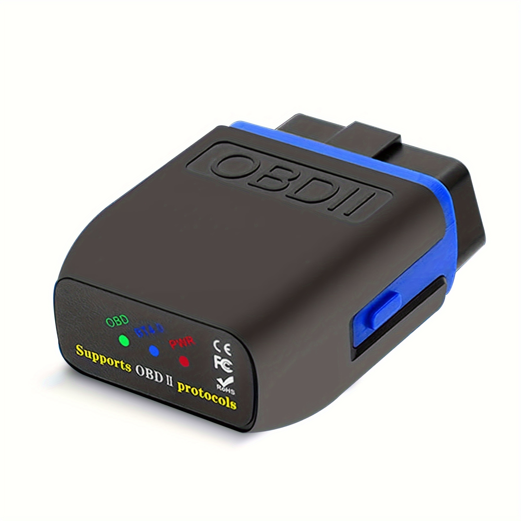 OBD2 Scanner Bluetooth, Car Code Reader for iPhone iOS Android Windows,  Exclusive APP with Full System Diagnostic, Auto Car Diagnostic Scan Tool  OBDII