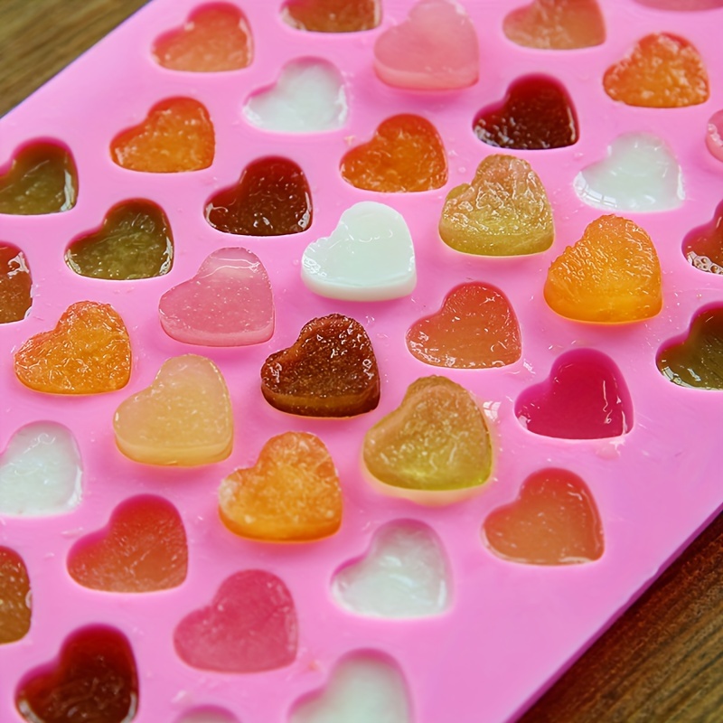 Heart Silicone Chocolate Mold Gummy Candies And Sweets For Baking