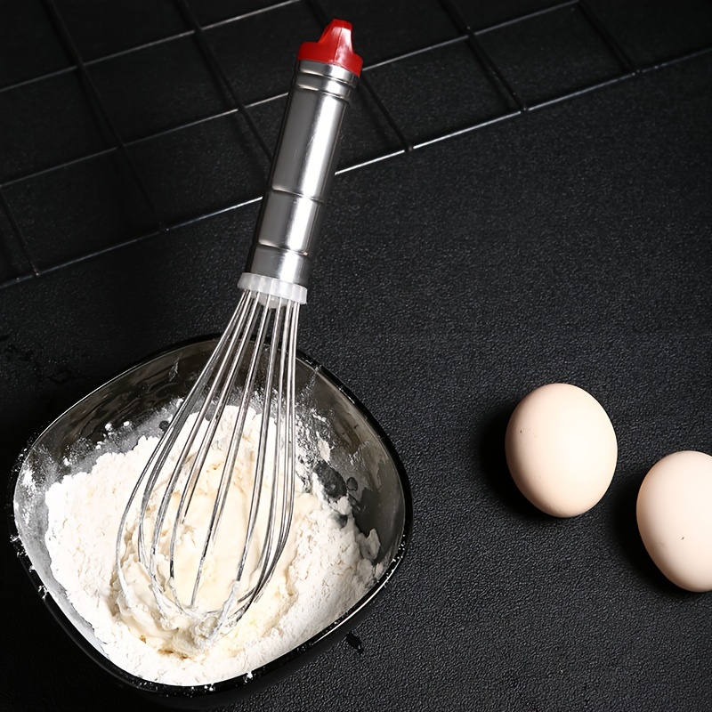 Egg Beater, Stainless Steel Egg Whisk, Manual Egg Beater, Multifunctional  Egg Whisk For Whisking Blending Beating Frothing, Egg Beater For Baking, Kitchen  Baking Gadgets - Temu