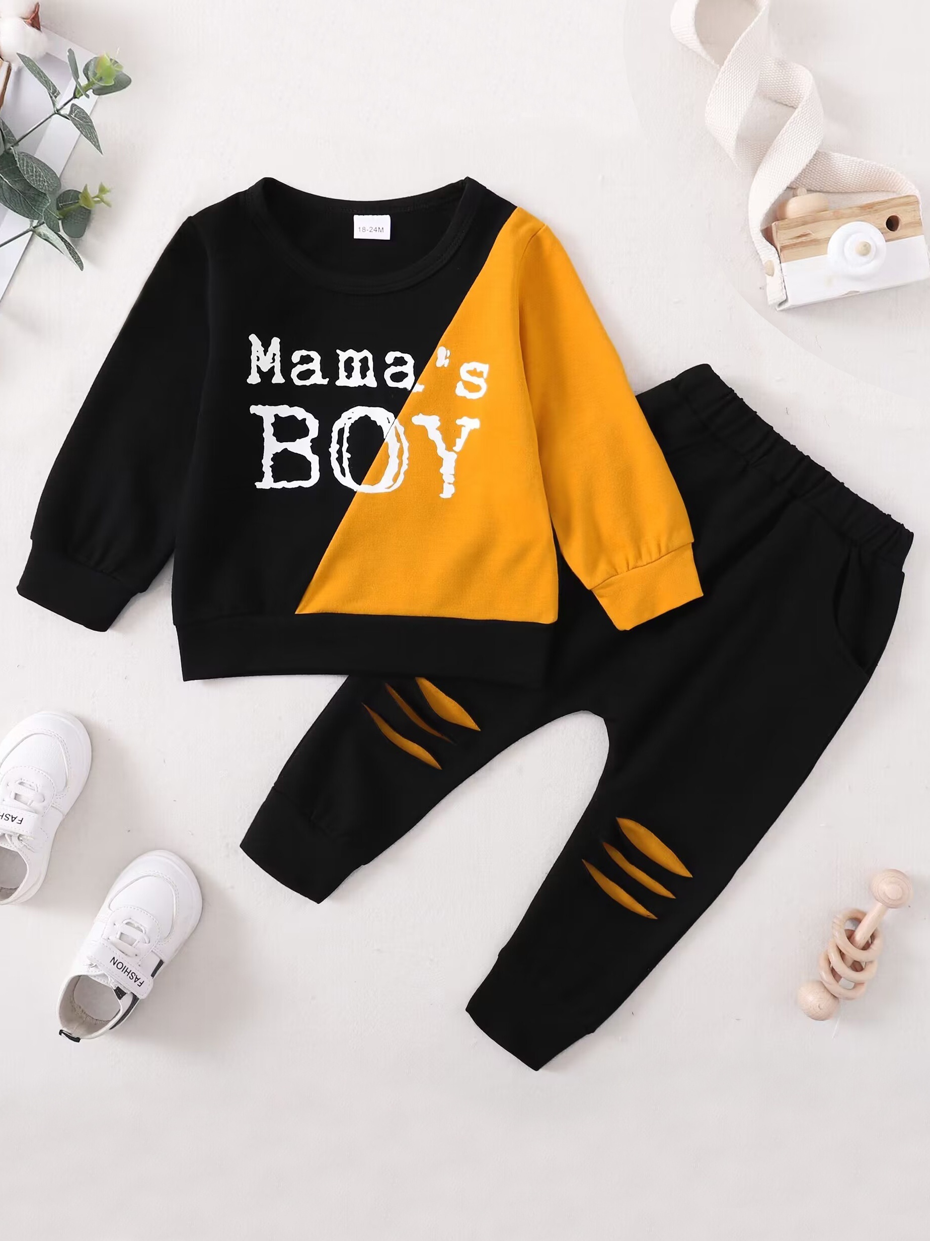 Baby Jungen Jogginghose & Sweatshirt Bagger Muster, aktuelle Trends,  günstig kaufen