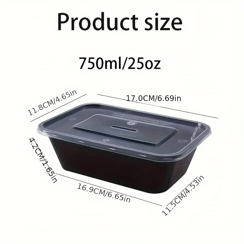 Disposable Food Containers,, Very Suitable For Meal Preparation