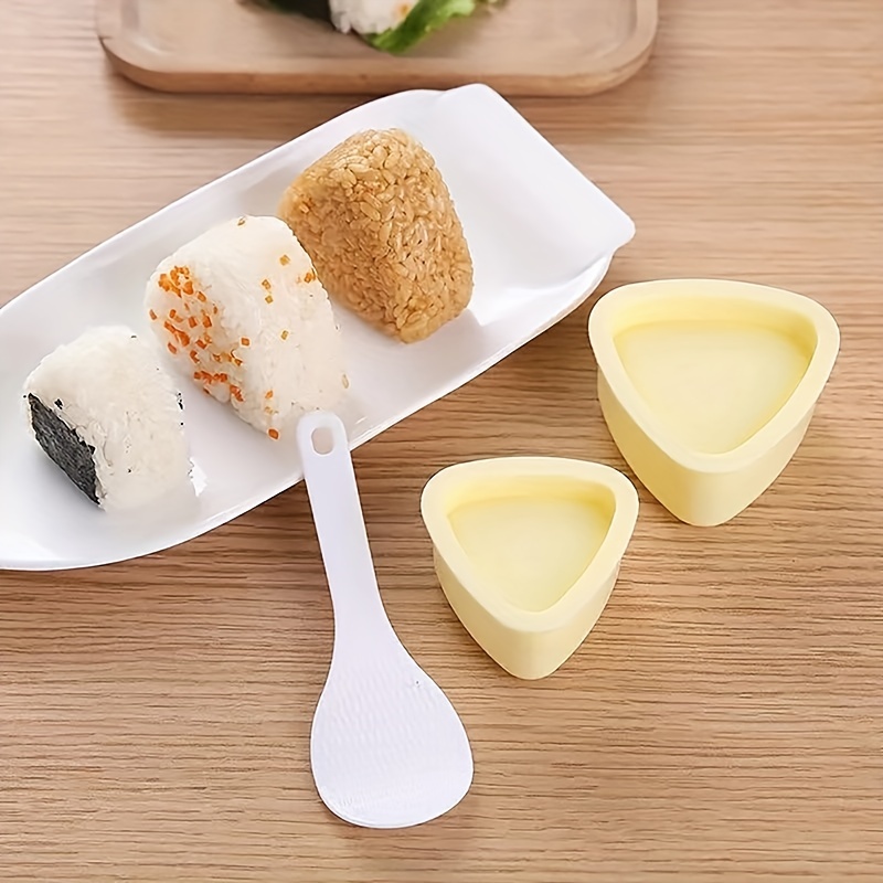 4PCS DIY Sushi Mold Onigiri Rice Ball Food Press Triangular Sushi