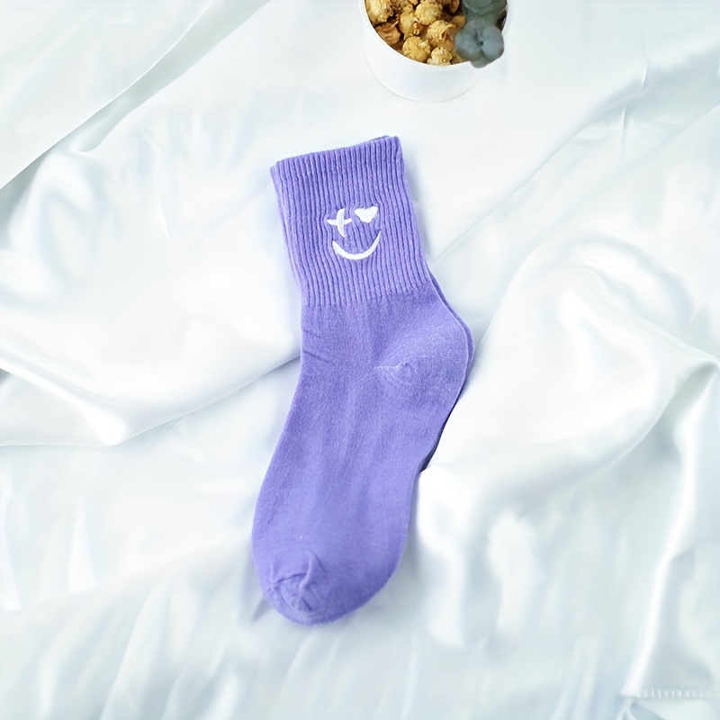 Calcetines Sonrientes Lindos Cara Regalos Divertidos - Temu