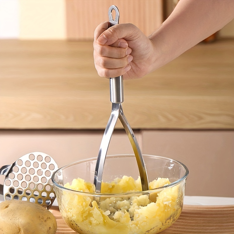 Home Manual Stainless Steel Potato Masher Pressed Pumpkin Ricer
