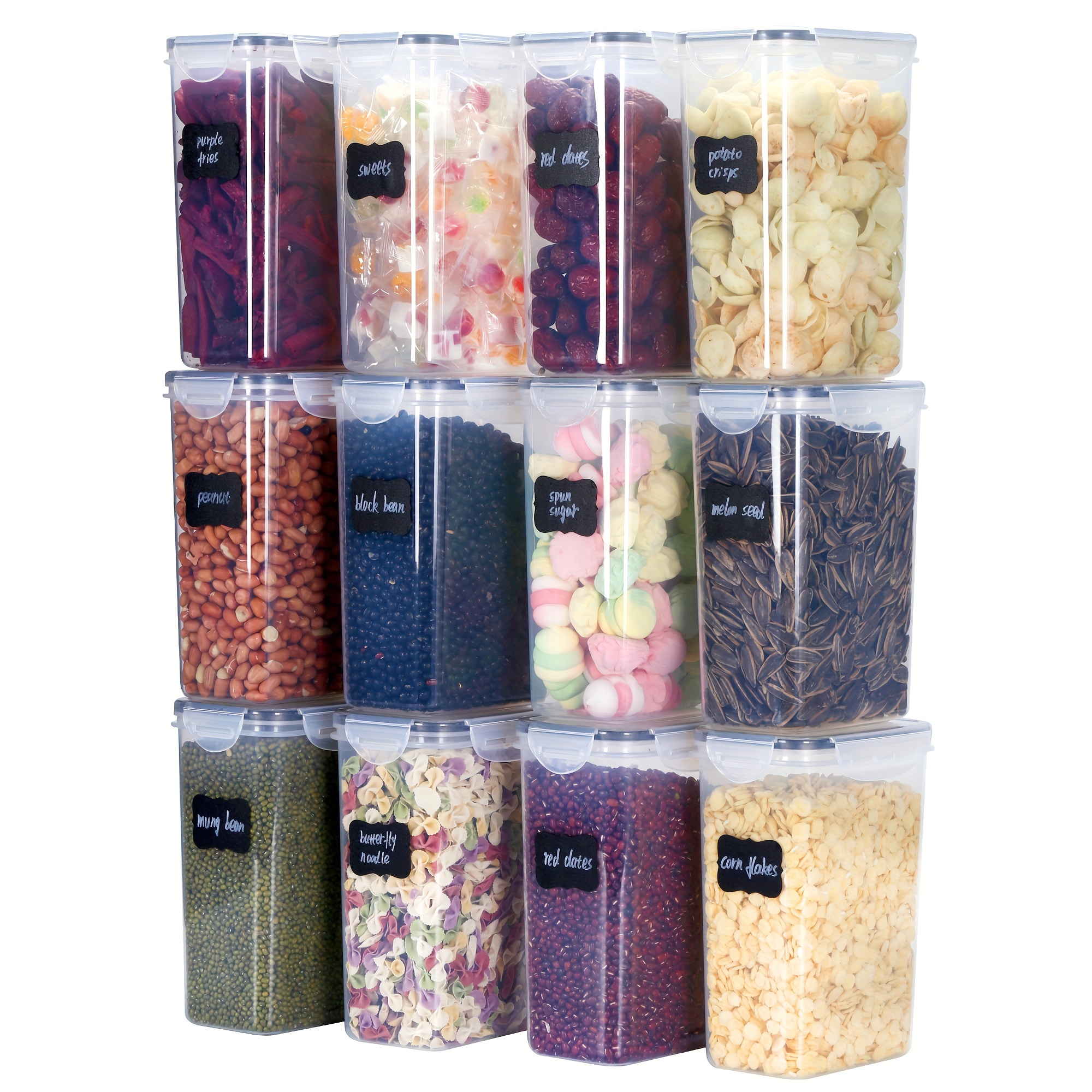 1 pièce Réservoir de stockage de céréales,boîte de stockage de céréales en  plastique,réservoir hermétique, Mode en ligne