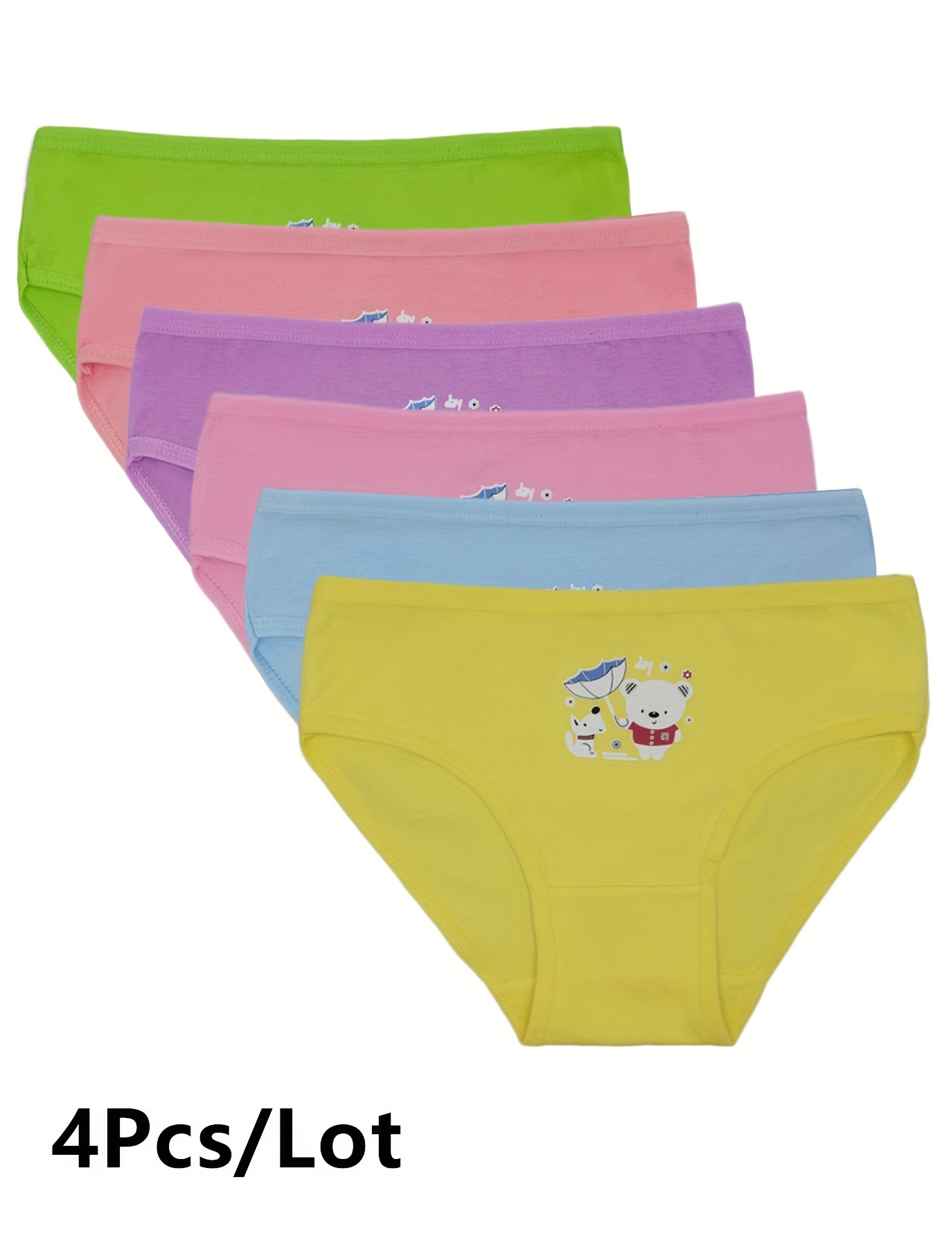 Girl's Lingerie Briefs Breathable Comfy Underwear Teens 10 - Temu