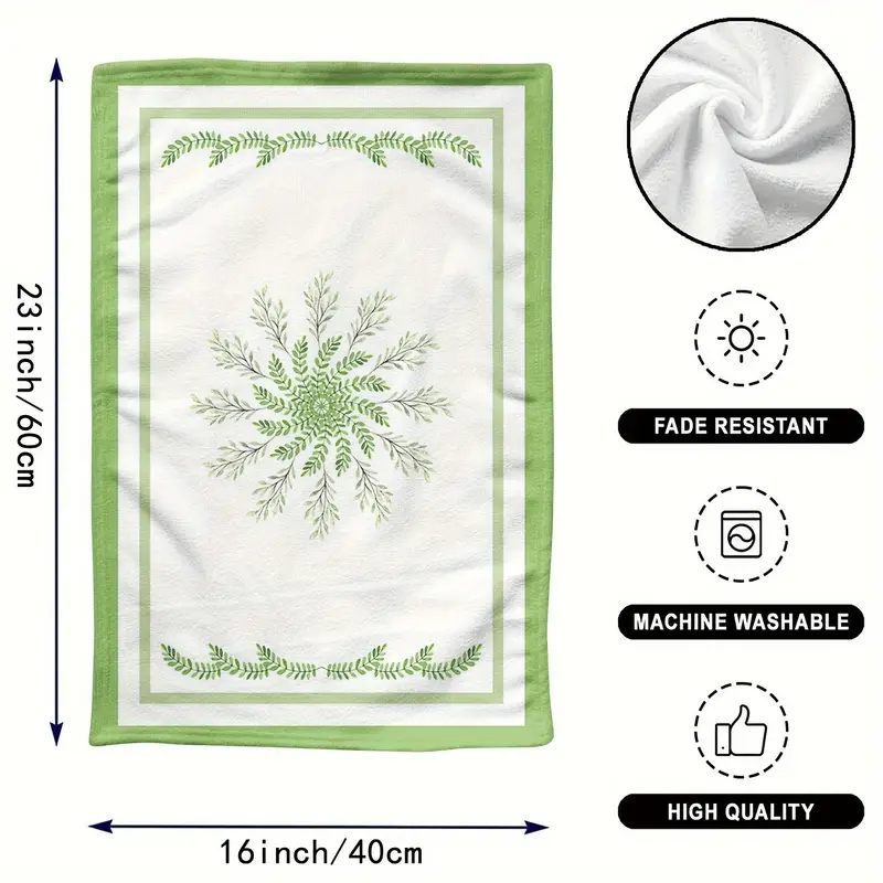 Boho Style Dish Towels Soft Absorbent Fingertip Towel - Temu
