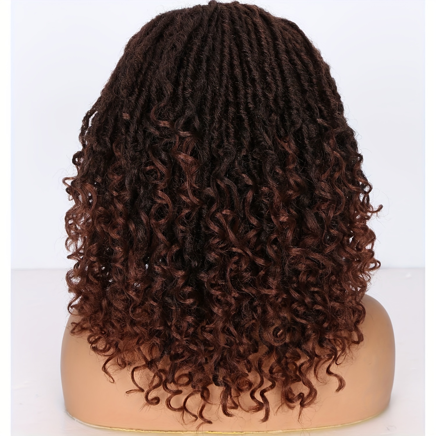 ショート ドレッドヘアウィッグ 女性用 フェイク locs ヘッド