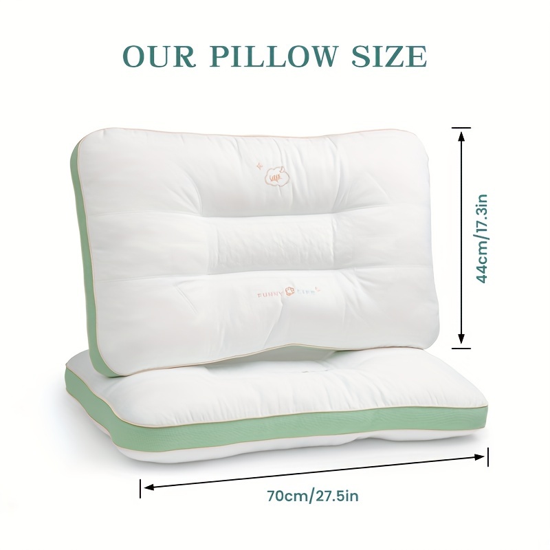 Sleep Yoga Dual Sleep Neck Pillow - White