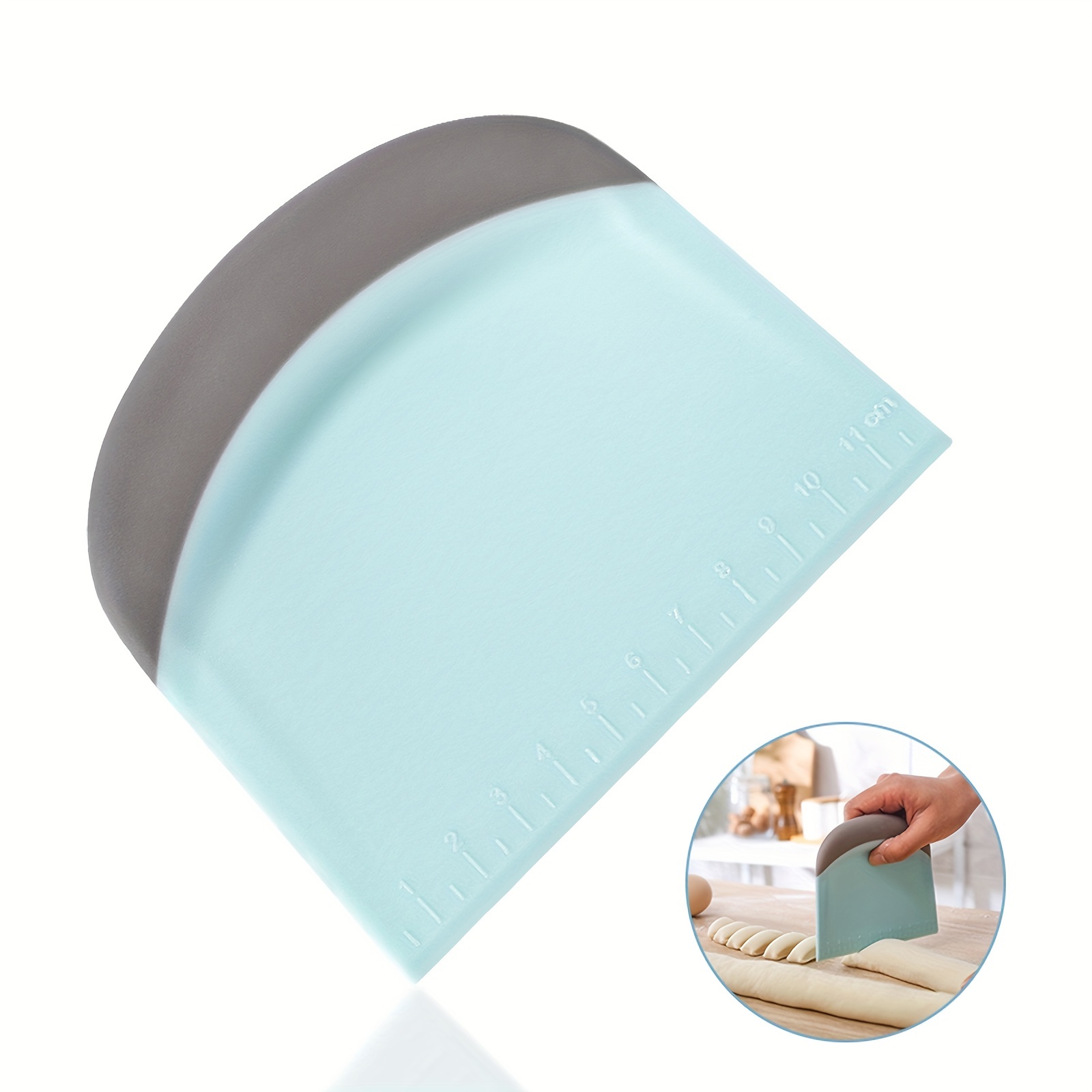 Plastic Dough Cutter with Soft Handle for Kitchen Use