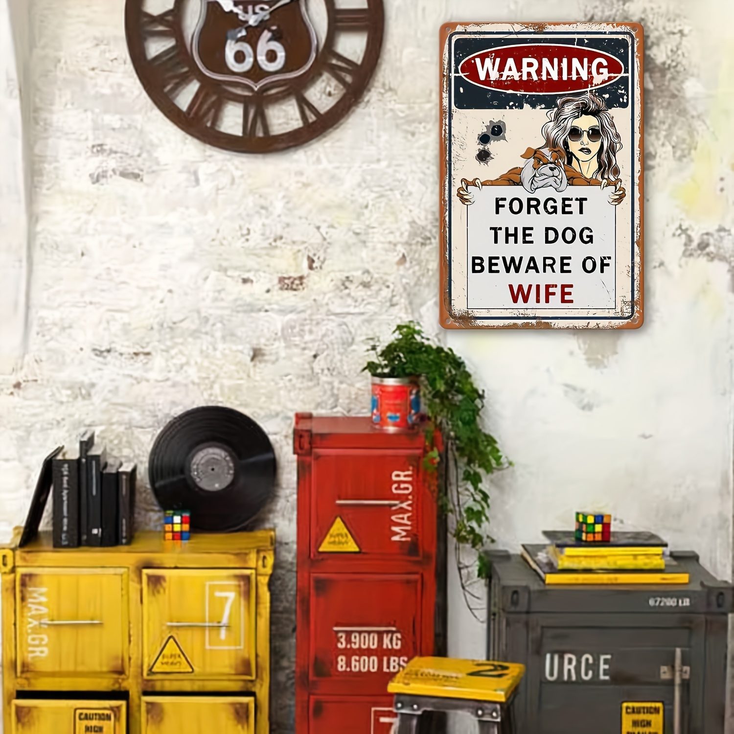 Decor Signs Beware of Skunk Metal Sign Men Accessories Cool Garage Stuff  for Men ( Size : 20X30CM )