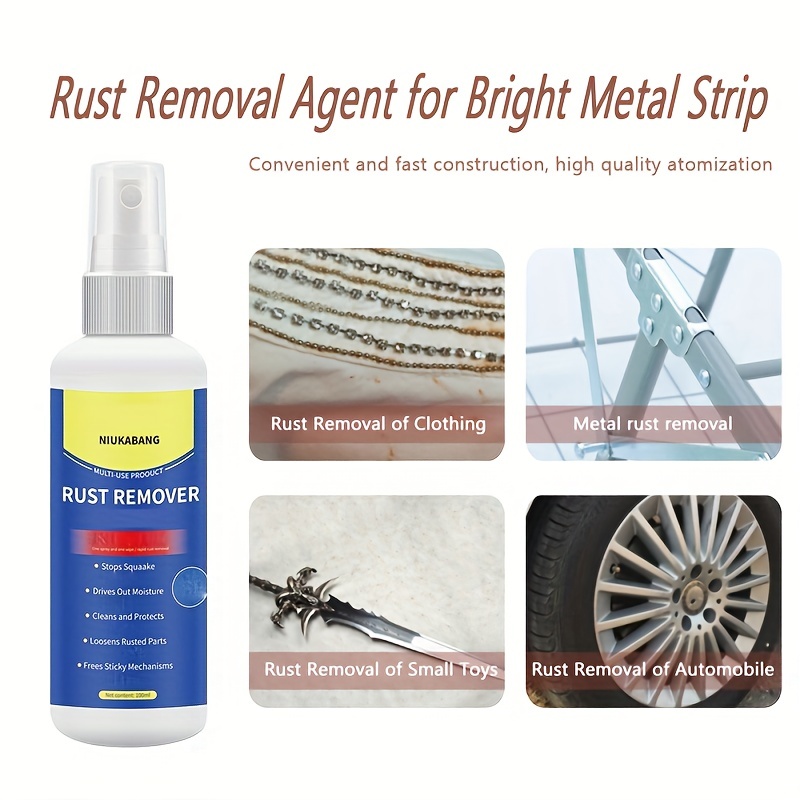 Eliminate Rust Instantly Iron Powder Oxide Remover Spray For - Temu