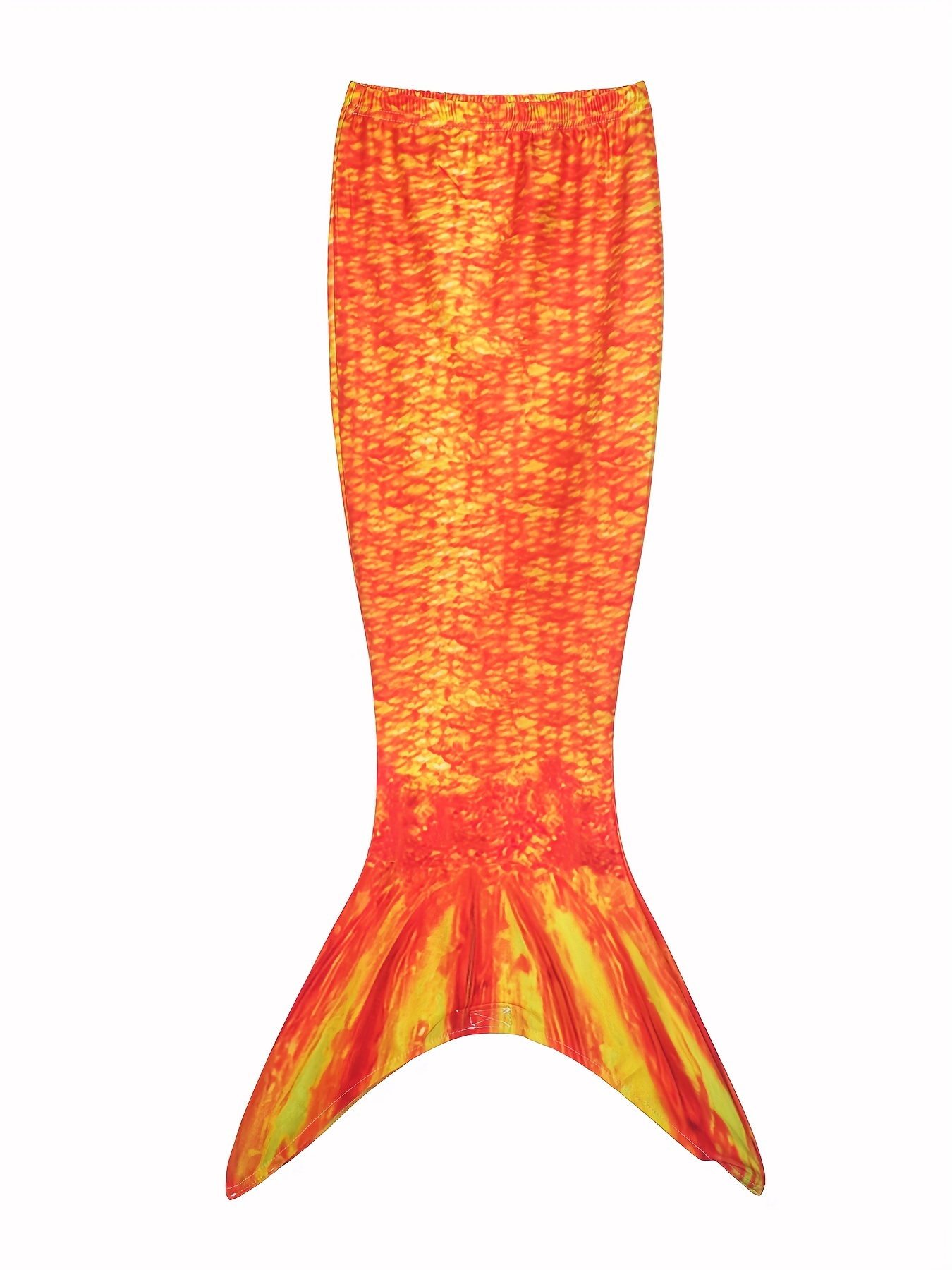 Girl's Mermaid Swimsuit Fish Scale Print Mermaid Tail Bathing Suit