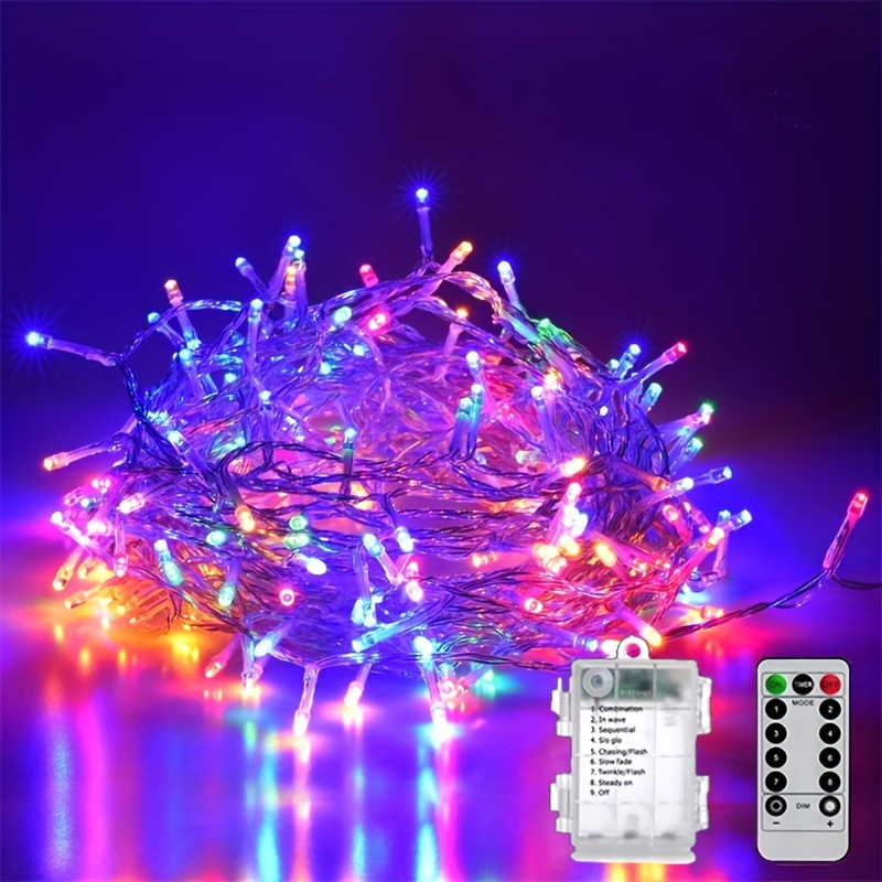 USB-10M 80Led-Étoile colorée-Guirlande Lumineuse Boule De Noël À Led,  Guirlande Extérieure, Chaîne, Lumières