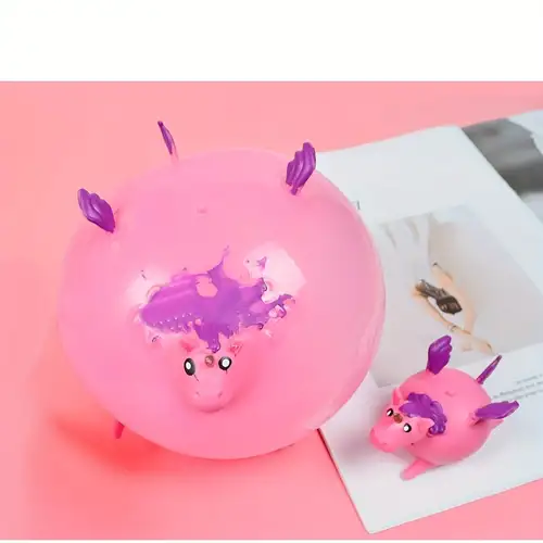 Nouvelle balle souple et flexible pour lapin poulet pour enfants, jouets  clignotants de soulagement du stress squishy animal - Temu France