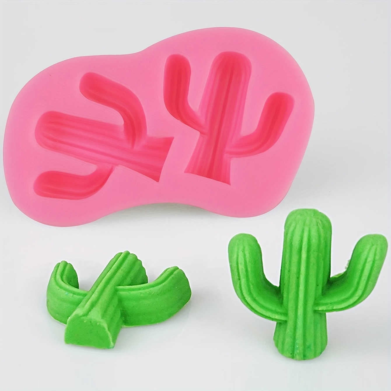 Cactus Chocolate Candy Mold  Silicone Cactus Mold for Cake Decorating,  Cupcake Toppers, Gummies - Sweets & Treats™