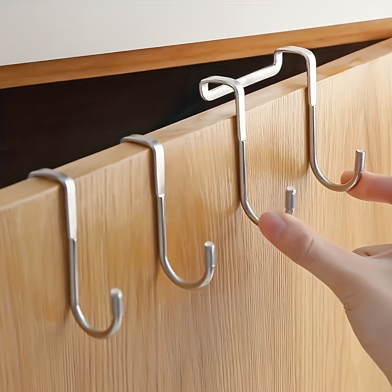 Double S Shape Storage Hook Purse Hook for Bathroom Kitchen Wall and Door  Organizer Accessories tainless Steel Bathroom Hook