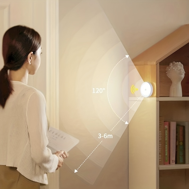 Sensor Inteligente de Luz LED Nocturna - Luz Dinámica para Pasillo, Armario, Dormitorio o Escalera - Colgable en Cualquier Lugar - Imagen 10