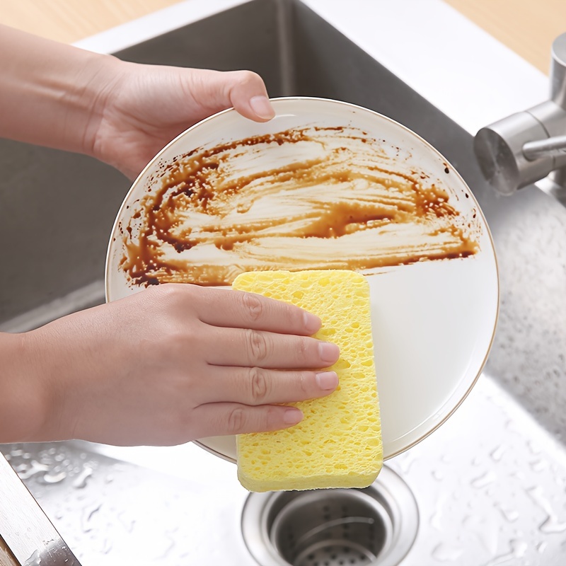 Sponges For Dishes Large Cellulose Kitchen Cleaning Non Scratch
