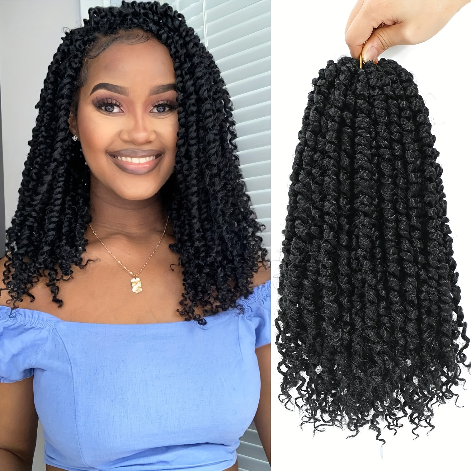 Passion Twist Crochet Hair 30Inch Pretwisted Passion Twist Hair Long Twist  Water