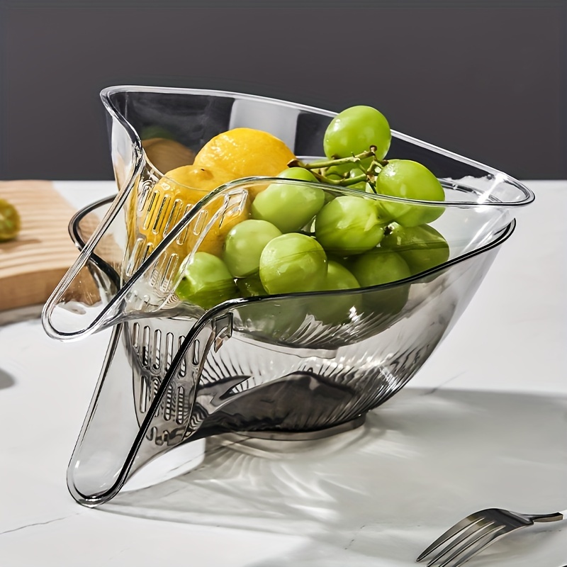 Multi-Functional 3PCS Stainless Steel Strainer Wet Basket with
