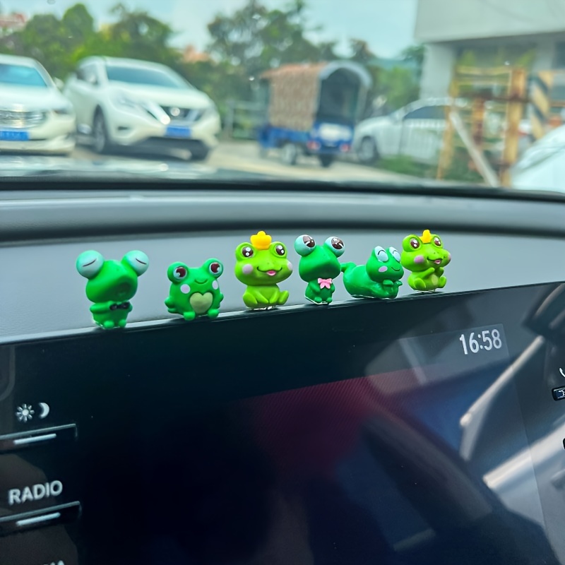  Car Ornament Car Dashboard Ornament, Creative Frog Cat