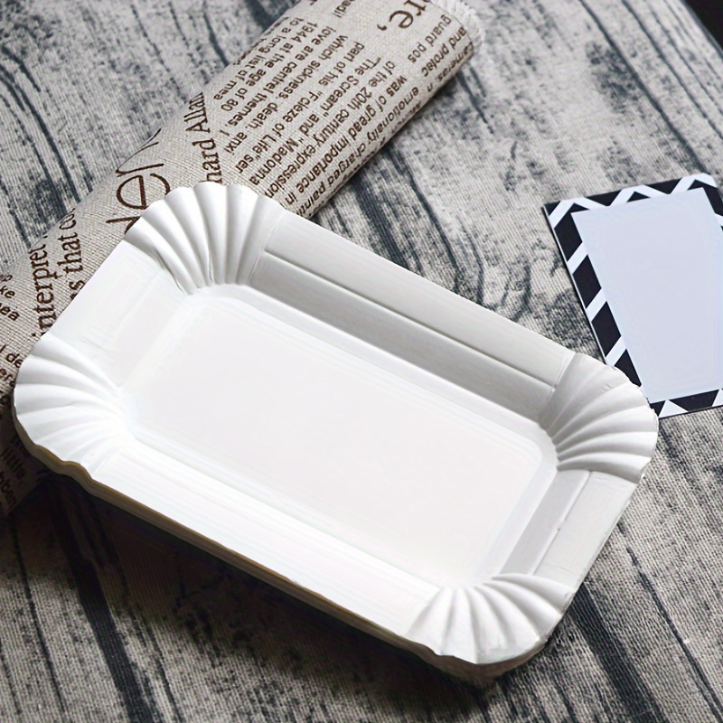 Rectangle deals paper plates