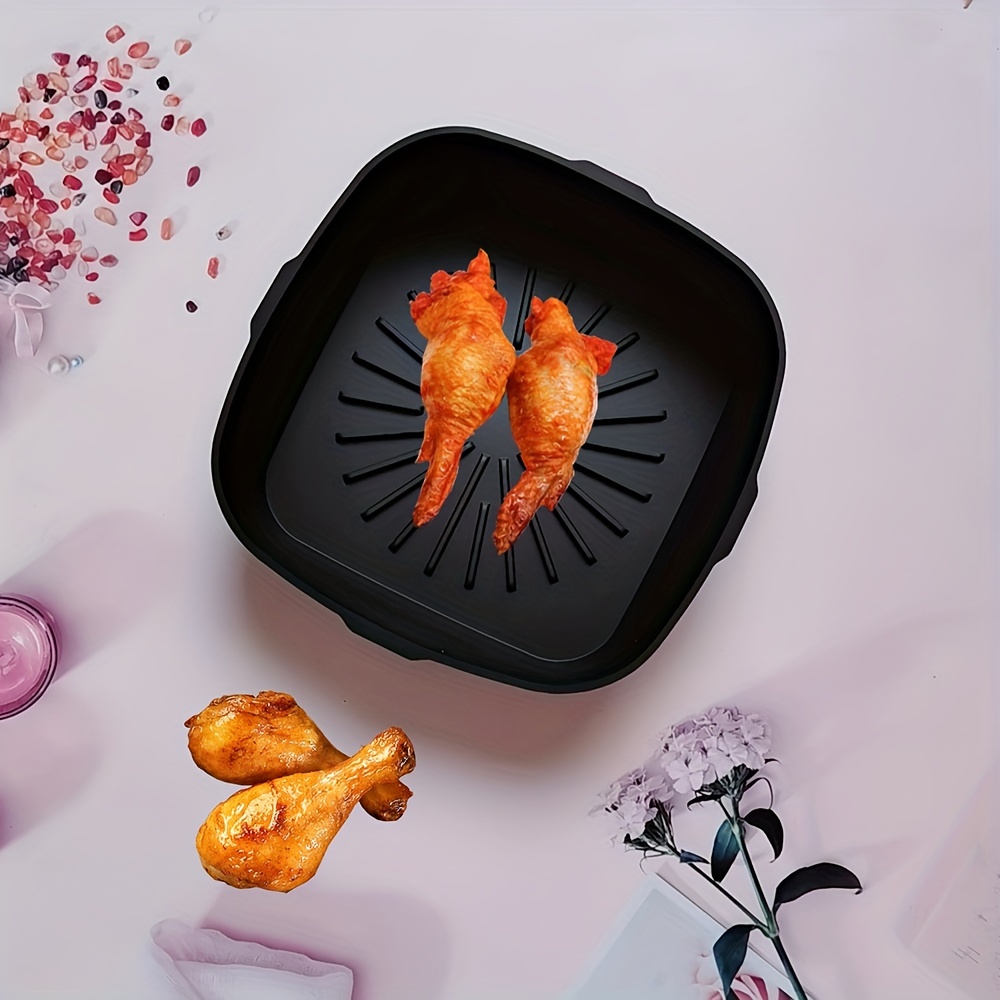 Air Fryer Silicone Pot Reusable Air Fryer Silicone Liner - Temu
