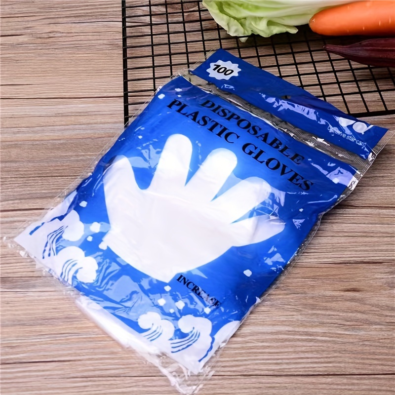 100 guantes desechables para preparación de alimentos: - Temu