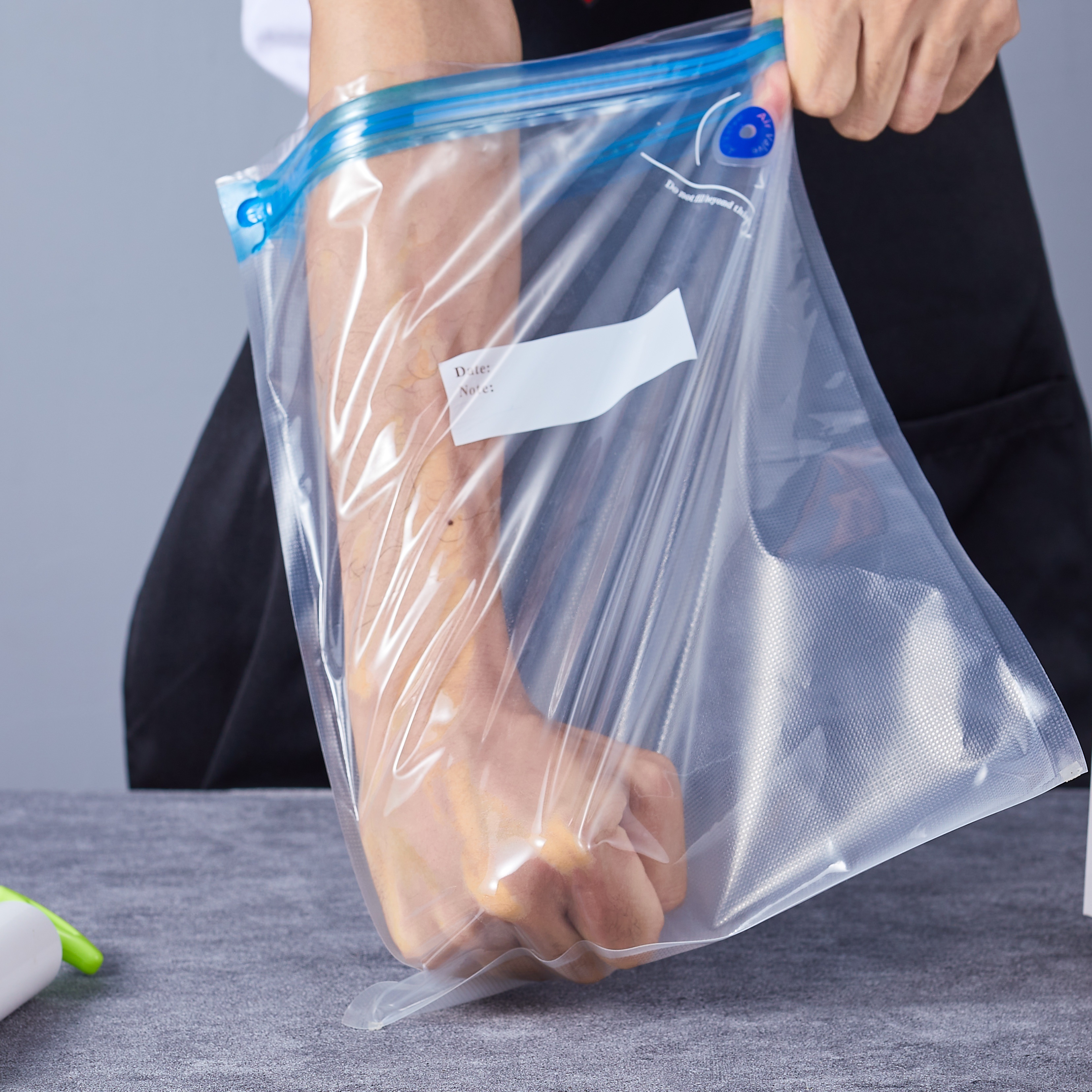 Vacuum Sealer Bag With Hand Pump And Sealing Clips Perfect - Temu