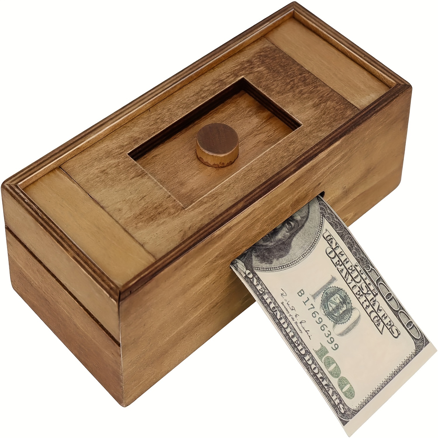 Alcancía de madera caja de dinero para adultos, banco de monedas para  hombres, caja de efectivo de madera para bodas, ideas de regalos de madera  de cumpleaños para hombres -  México
