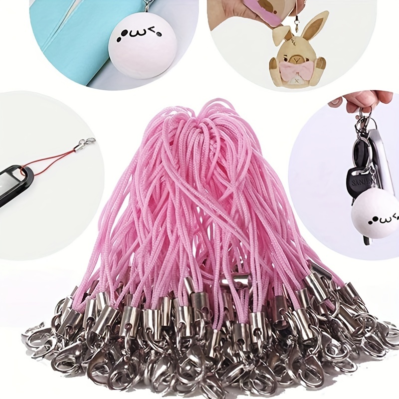 100/50/10pcs Cute And Sexy Style Lobster Buckle Phone Chain DIY Jewelry Making Can Be Used to Make Bracelets, Necklaces, Phone Chains As Decorations