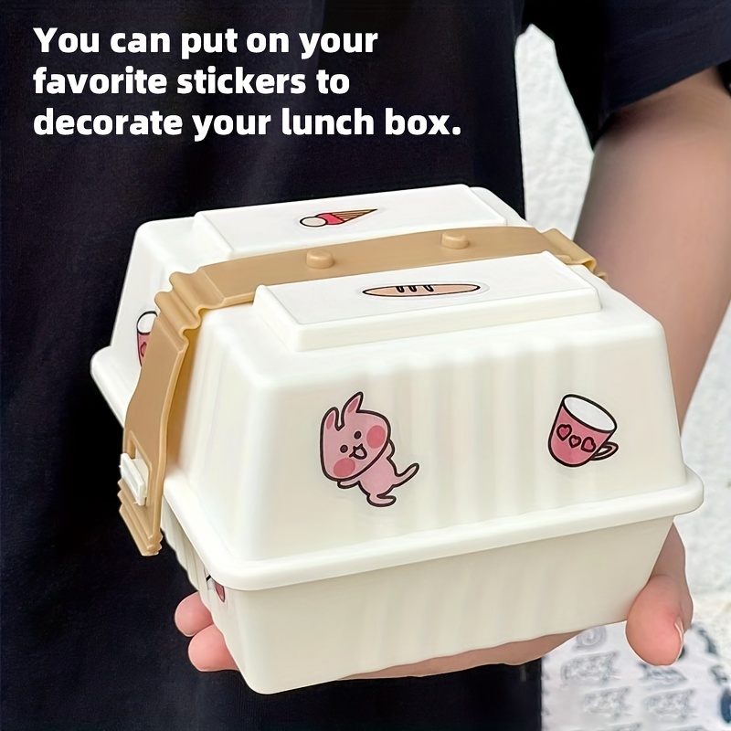 Sandwich Container: Reusable, BPA Free Plastic Food Storage with Snap-Off,  Leak