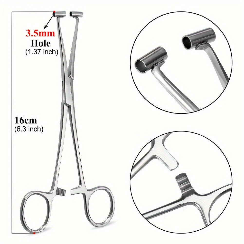Body Jewelry Piercing Tattoo Tools Clamps Hemostat Forceps Ring Opening  Pliers