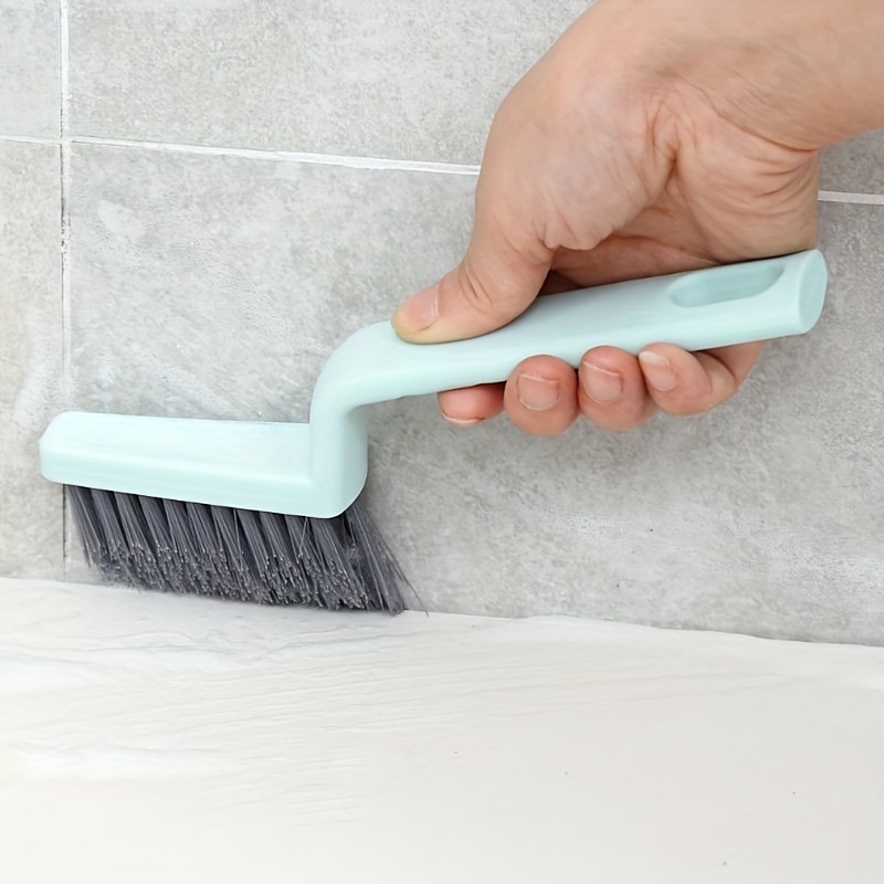 1pc Bathroom Brush; Tile Corner Crevice Brush; Multifunctional Cleaning  Brush; Floor Drain Brush 9.06x4.13