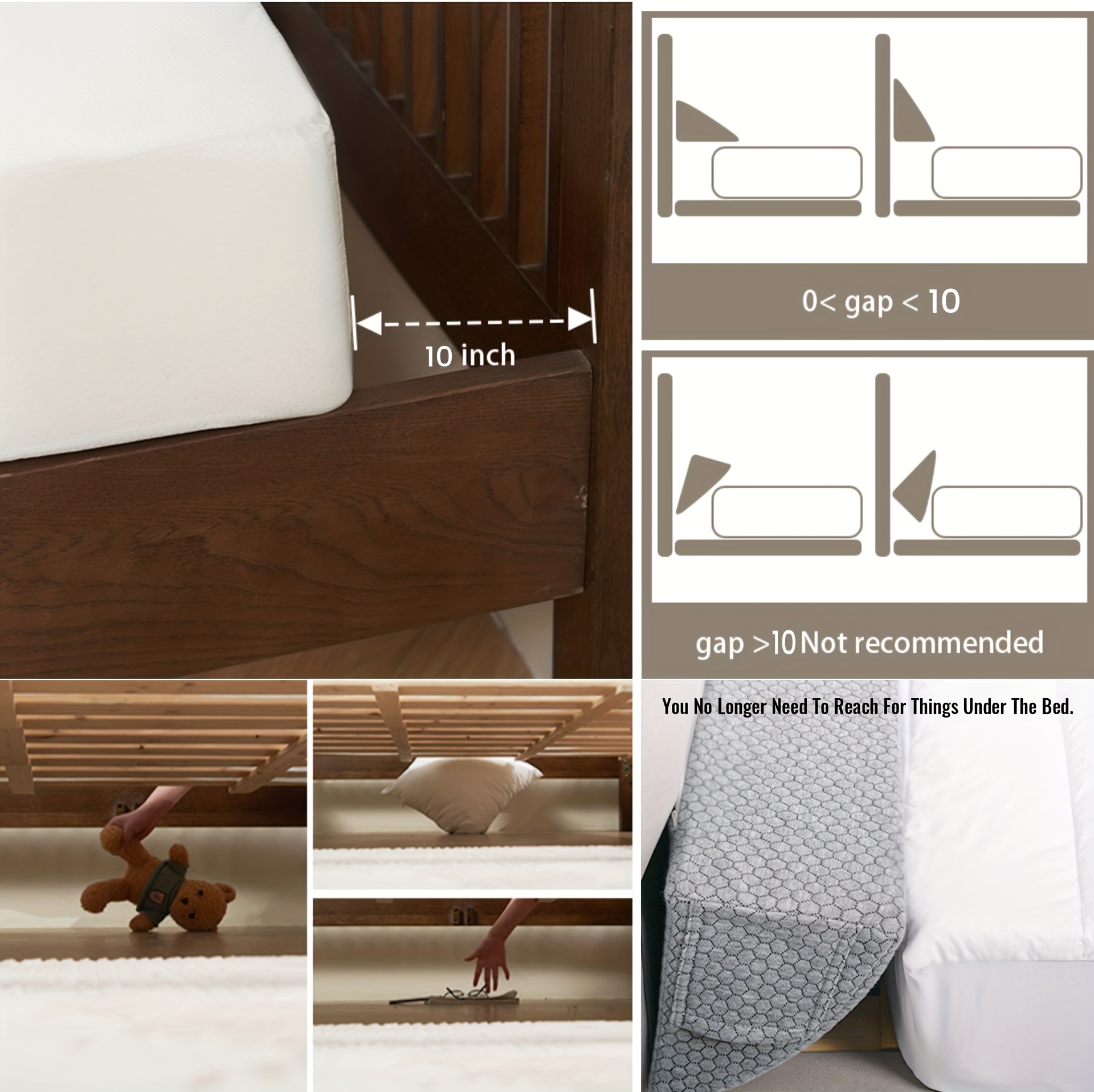 Adjustable Bed Wedge Pillow Split Filler For Mattress - Temu